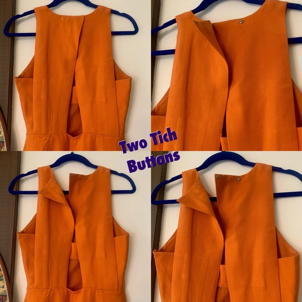 🤩 MANGO Dress in Dull Orange Colour 🍊 - Picture 7 of 14